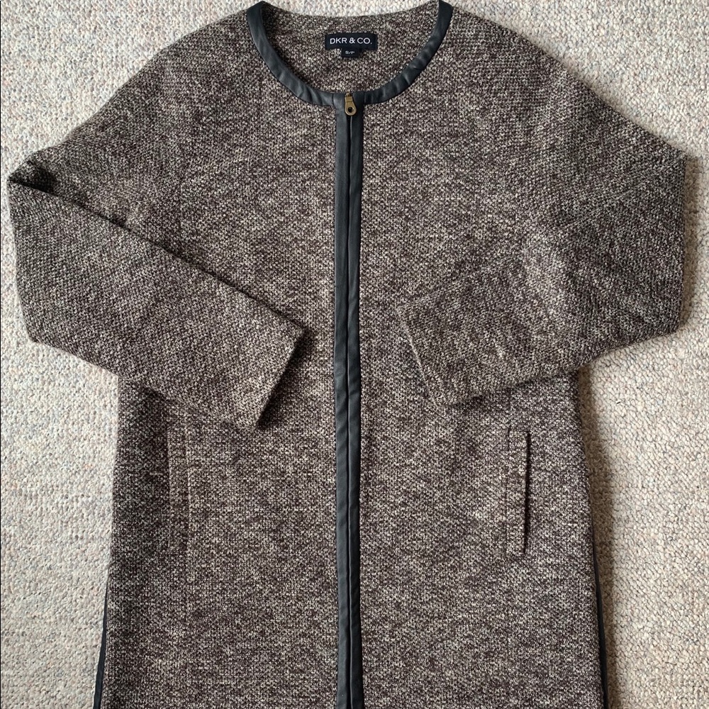 DKR & Co. Brown Tweed Coat